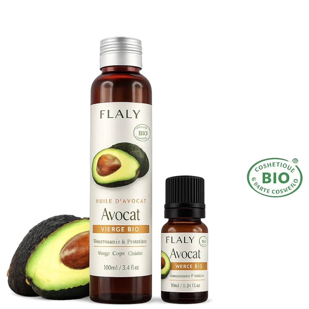 Flaly | Huile d'avocat vierge bio